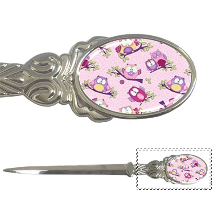 Owls Bird Animal Pattern Letter Opener