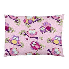 Owls Bird Animal Pattern Pillow Case by Loisa77