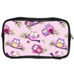 Owls Bird Animal Pattern Toiletries Bag (one Side) by Loisa77