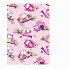 Owls Bird Animal Pattern Large Garden Flag (two Sides) by Loisa77