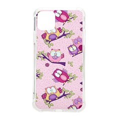 Owls Bird Animal Pattern Iphone 11 Pro Max 6 5 Inch Tpu Uv Print Case by Loisa77