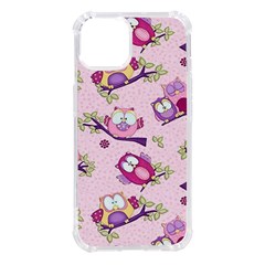 Owls Bird Animal Pattern Iphone 14 Tpu Uv Print Case by Loisa77