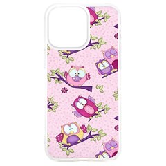 Owls Bird Animal Pattern Iphone 15 Plus Tpu Uv Print Case by Loisa77