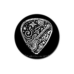 Guitar Pic Magnet 3  (round) by RiverRootsReggae