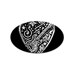 Guitar Pic Sticker Oval (100 Pack) by RiverRootsReggae