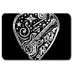 Guitar Pic Large Doormat by RiverRootsReggae