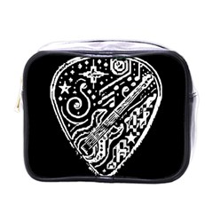 Guitar Pic Mini Toiletries Bag (one Side) by RiverRootsReggae