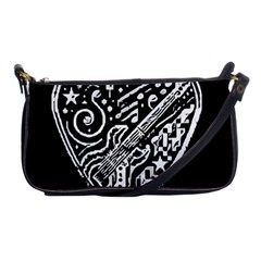 Guitar Pic Shoulder Clutch Bag