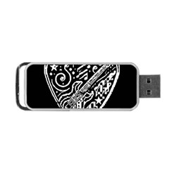 Guitar Pic Portable Usb Flash (one Side) by RiverRootsReggae