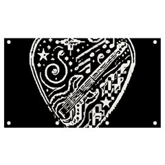 Guitar Pic Banner And Sign 7  X 4  by RiverRootsReggae