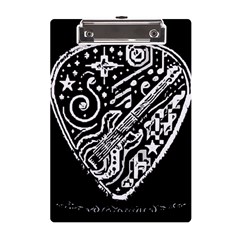 Guitar Pic A5 Acrylic Clipboard by RiverRootsReggae