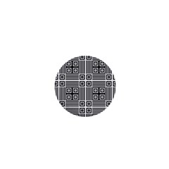 Squares Inside Background Checkered Contemporary Effect Electronic Futuristic Graphic Illusion Modern 1  Mini Buttons by Loisa77