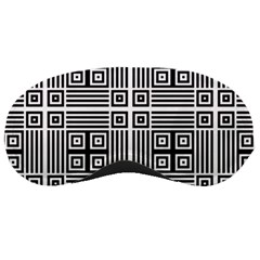 Squares Inside Background Checkered Contemporary Effect Electronic Futuristic Graphic Illusion Modern Sleep Mask by Loisa77