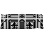 Squares Inside Background Checkered Contemporary Effect Electronic Futuristic Graphic Illusion Modern Body Pillow Case (Dakimakura) Body Pillow Case