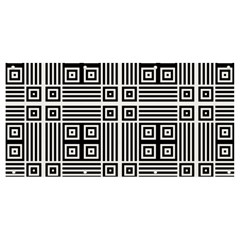 Squares Inside Background Checkered Contemporary Effect Electronic Futuristic Graphic Illusion Modern Banner And Sign 8  X 4  by Loisa77