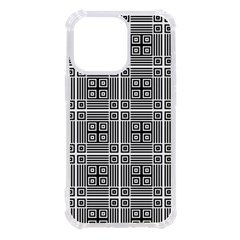 Squares Inside Background Checkered Contemporary Effect Electronic Futuristic Graphic Illusion Modern Iphone 13 Pro Tpu Uv Print Case by Loisa77