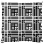 Squares Inside Background Checkered Contemporary Effect Electronic Futuristic Graphic Illusion Modern 16  Baby Flannel Cushion Case (Two Sides) Front