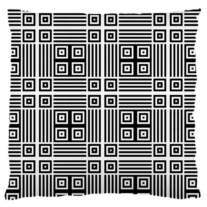 Squares Inside Background Checkered Contemporary Effect Electronic Futuristic Graphic Illusion Modern 16  Baby Flannel Cushion Case (Two Sides)