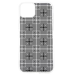 Squares Inside Background Checkered Contemporary Effect Electronic Futuristic Graphic Illusion Modern Iphone 15 Tpu Uv Print Case by Loisa77