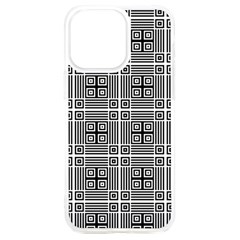 Squares Inside Background Checkered Contemporary Effect Electronic Futuristic Graphic Illusion Modern Iphone 15 Plus Tpu Uv Print Case by Loisa77