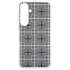 Squares Inside Background Checkered Contemporary Effect Electronic Futuristic Graphic Illusion Modern Samsung Galaxy S24 Ultra 6 9 Inch Tpu Uv Case by Loisa77