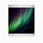 Aurora Borealis Beautiful Northern Lights Nature White Mug Center