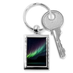 Aurora Borealis Beautiful Northern Lights Nature Key Chain (rectangle) by Loisa77