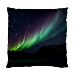 Aurora Borealis Beautiful Northern Lights Nature Standard Cushion Case (two Sides) by Loisa77