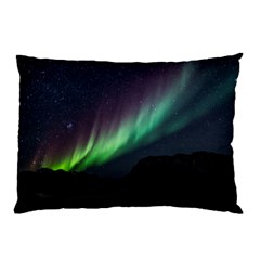 Aurora Borealis Beautiful Northern Lights Nature Pillow Case by Loisa77