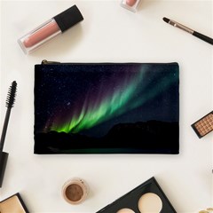 Aurora Borealis Beautiful Northern Lights Nature Cosmetic Bag (medium) by Loisa77