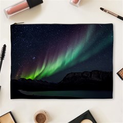 Aurora Borealis Beautiful Northern Lights Nature Cosmetic Bag (xl) by Loisa77