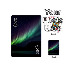 Aurora Borealis Beautiful Northern Lights Nature Playing Cards 54 Designs (mini)