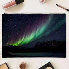 Aurora Borealis Beautiful Northern Lights Nature Cosmetic Bag (xxl) by Loisa77