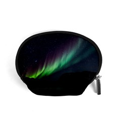 Aurora Borealis Beautiful Northern Lights Nature Accessory Pouch (small) by Loisa77