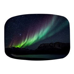 Aurora Borealis Beautiful Northern Lights Nature Mini Square Pill Box by Loisa77