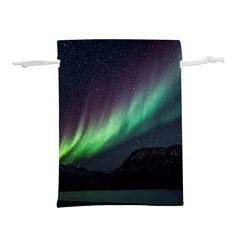 Aurora Borealis Beautiful Northern Lights Nature Lightweight Drawstring Pouch (s) by Loisa77