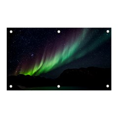 Aurora Borealis Beautiful Northern Lights Nature Banner And Sign 5  X 3  by Loisa77