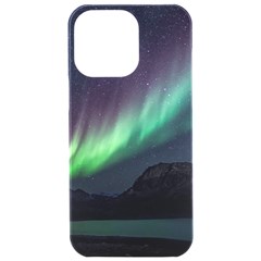 Aurora Borealis Beautiful Northern Lights Nature Iphone 15 Pro Max Black Uv Print Pc Hardshell Case