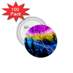 Night Skiing Colored Dead Grateful Lights Mountain 1 75  Buttons (100 Pack) 