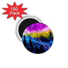 Night Skiing Colored Dead Grateful Lights Mountain 1 75  Magnets (100 Pack)  by Loisa77