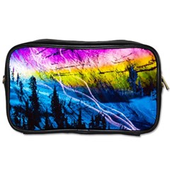 Night Skiing Colored Dead Grateful Lights Mountain Toiletries Bag (one Side) by Loisa77