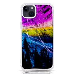 Night Skiing Colored Dead Grateful Lights Mountain Iphone 14 Plus Tpu Uv Print Case by Loisa77