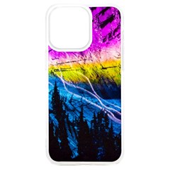 Night Skiing Colored Dead Grateful Lights Mountain Iphone 15 Plus Tpu Uv Print Case by Loisa77