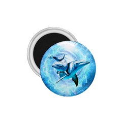 Dolphin Blue Fantasy 1 75  Magnets