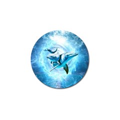 Dolphin Blue Fantasy Golf Ball Marker (10 Pack) by Loisa77