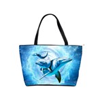 Dolphin Blue Fantasy Classic Shoulder Handbag Front