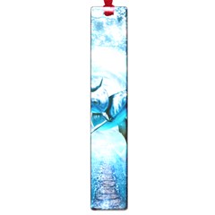 Dolphin Blue Fantasy Large Book Marks by Loisa77