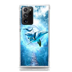 Dolphin Blue Fantasy Samsung Galaxy Note 20 Ultra Tpu Uv Case by Loisa77