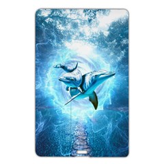 Dolphin Blue Fantasy Name Card Style Usb Flash Drive by Loisa77