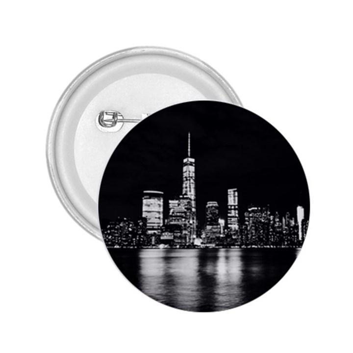 Nyc New York Skyline City Buildings 2.25  Buttons